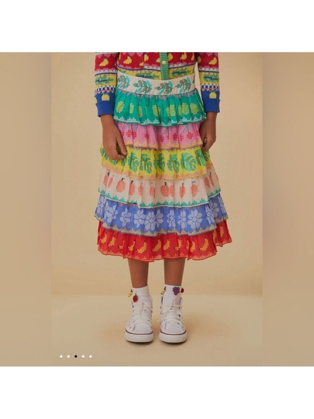 Farm Rio x Fábula Sweet Orchard Kids Skirt - Picture 4 of 9